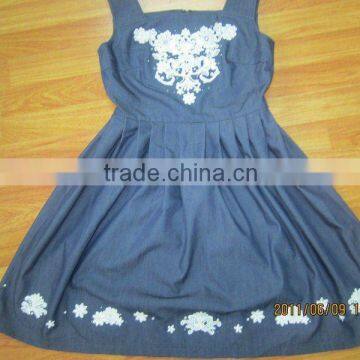 2012 new design ladies dress