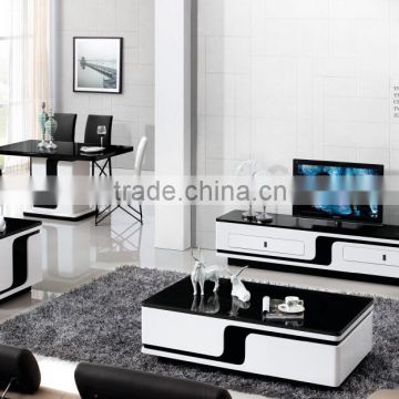 Hot sale cheap home furniture modern living room sofa end table set