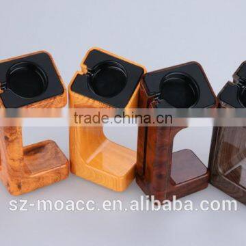 2015 New Products Wood Grain Plastic Charging Stand for Apple Watch photo-2