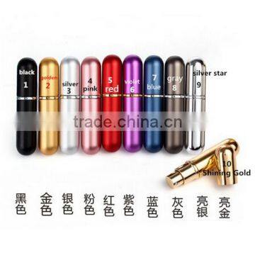 Pump lady Mini Portable Atomizer Bottle Travel Refillable Perfume Spray Scent Pump 5ML