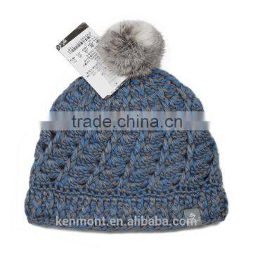 Kenmont Brand Fashion Design Custom Winter Hats With Pom Poms photo-2