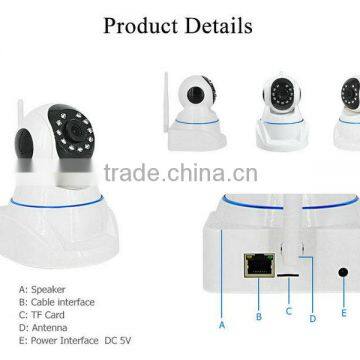 IP Camera WiFi Wireless Network Mini Rotatable Smart Security Camera Defender for Family HD Cctv Support Android IOS PC Software photo-2