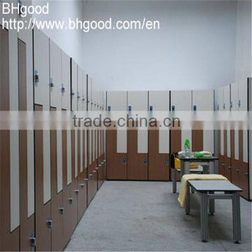 popular wood storage Z-Shape lockers for public areas