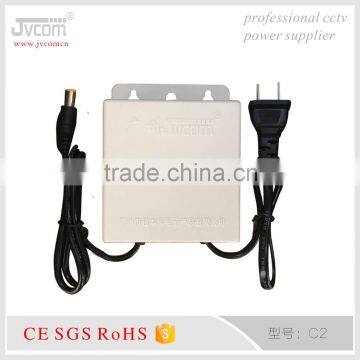 JVCOM C2 CCTV Power Supply Outdoor and Indoor Rainproof Power Adapter
