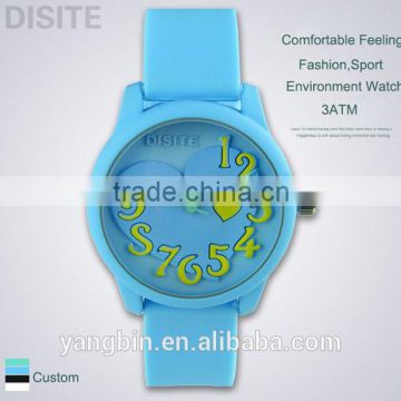 Current hot selling silicone japan quartz movt fashion custom design kids watch