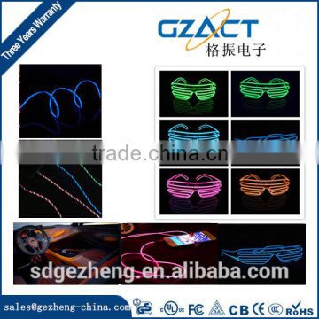 factory price LED shutter party glasses flashing el wire sunglasses for wholesale with good quality