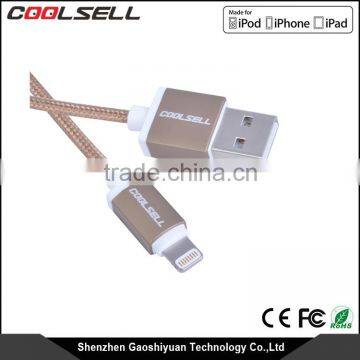 8pin usb cable MFi manufacturer mobile phone mfi certified cable for iphone