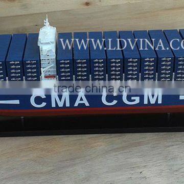 CMA CGM MARCO POLO CONTAINER SHIP MODEL