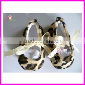 Leopard Baby Crib Shoes