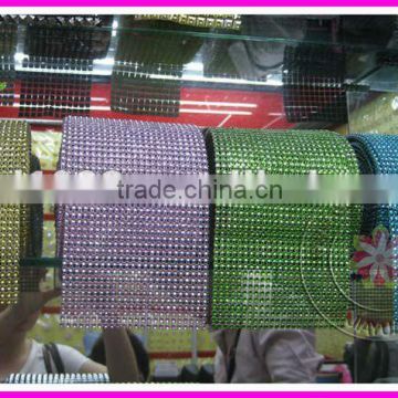 24 line diamond crystal mesh