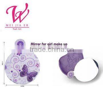 stainless steel mini mirror with logo for promotional