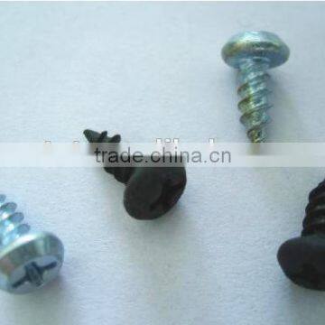 Blue and White Zinc Plating Binding head self tapping screw