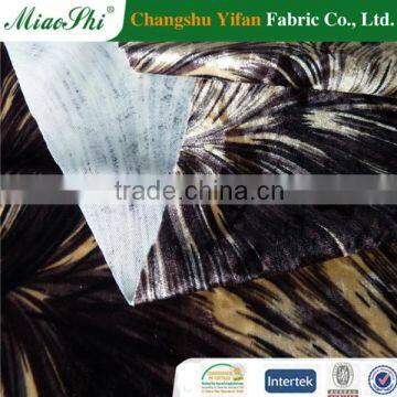 Make-to-order 100% Polyester Plain Ice Bloom Velvet Car Seat Upholstery Fabric photo-2