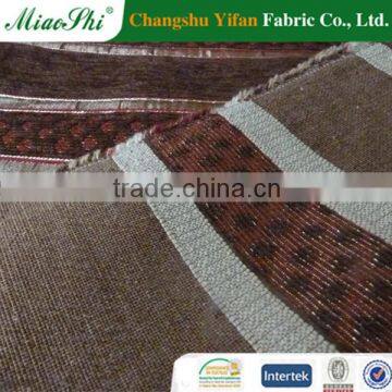 Gold Thread Shenil Velvet Fabric With Embroider photo-4