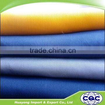 100 polyester twill solid color workwear uniform fabric