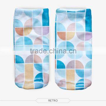 tube anklet colorfu fruit high quality 3d digital full print colorful ankle socks sports unisex custom hot sale stretch spandex