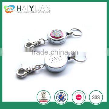 Promotional Customized Metal Retractable Ski Pass Holder                        
                                                Quality Choice