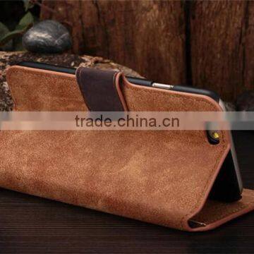 2016 Magnetic Flip Wallet Retro Leather Case for Iphone 6 6s 4.7 photo-5