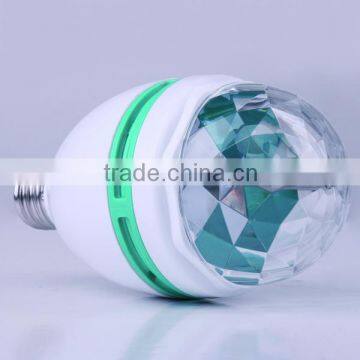 Led Magic Rotating B22 E26 E27 3W RGB Disco Ball Bulb Light photo-4