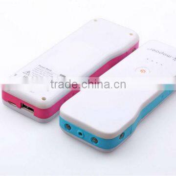 Li-polymer High-end Easy to Travel Power Bank for iPhone/iPad/Nokia/HTC/LG/Samsung, power bank 5000mah