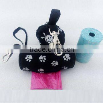 Custom Dog Poop Bag Holder Fabric Pet Waste Bag Dispenser photo-5