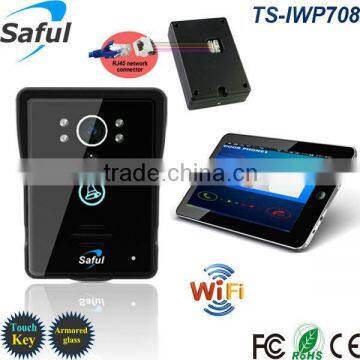 wifi doorbell video wireless video door phone intercom system with remote door release