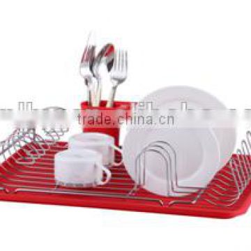 LBY factory directly supplies fashionable dish rack with tray and cutlery holder