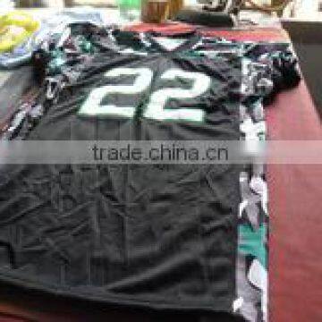 22 Black American Football Uniform