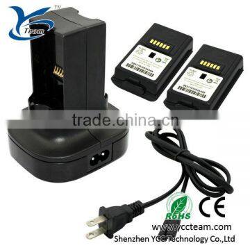 dual battery charger / battery charger for xbox 360 / for xbox 360 controller charger