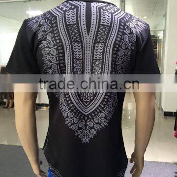 Wholesale Dashiki Supplier Mens Tall Tee Extra Long Side Zip t Shirt photo-4