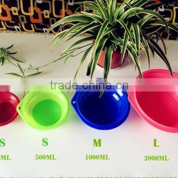 Pet Folding Bowl Necessary Silica Scaling Out Bowls Pet Cat Portable Bowl photo-2