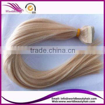 AAAAA+grade quality double drawn seamless tape hair extensions