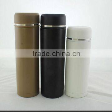 2sizes Stainless Steel vacuum Thermo Flask in black&white color coated