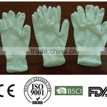 pure latex lightly powdered hand glove manufacturers in china