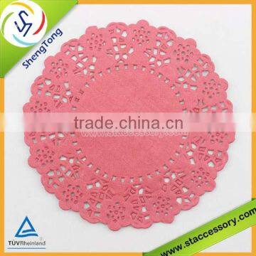 Various Design red paper doilies