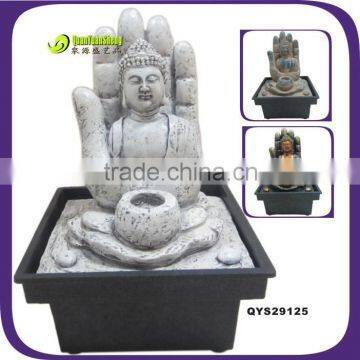 Resin budda mini water fountain indoor decoration