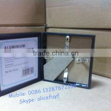 cheap square black metal aluminum picture frame certifacte frame
