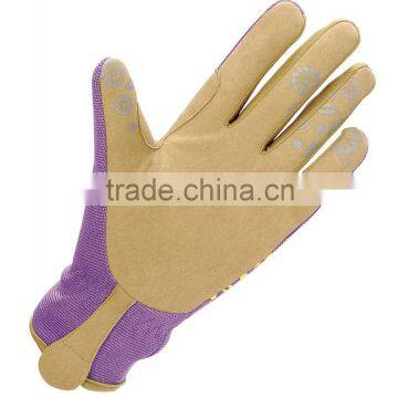 Mechanic gloves, lady gardening glove, working glove, safety glove, imitation leather glove