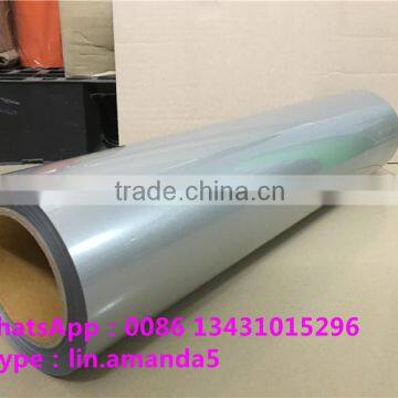 Korea Heat Transfer PU Vinyl With Sticky Silver Cutting