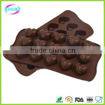 plastic silicone chocolate making mold