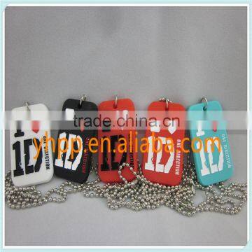 Custom I love 1D One Direction Dog Tag with ball chain Pendant Necklace