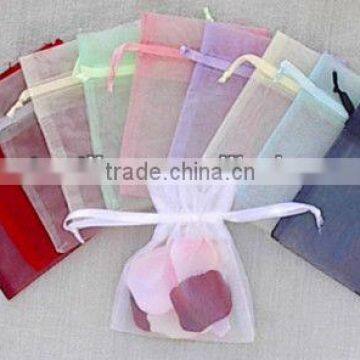 Multicolour Sheer Organza Bags for Wedding/Gifts/Wine/Diamond/Cosmetic/Festival