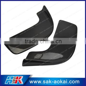 2PCS Carbon Fiber Front Bumper Lip Spoiler