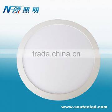 24W round led panel light high power efficiency led panel ceiling light 6000K led surface panel light