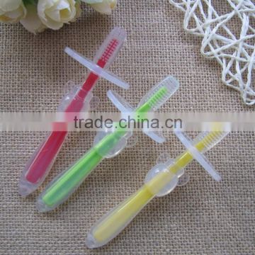 new arrival healthy BPA free silicone toothbrush for baby