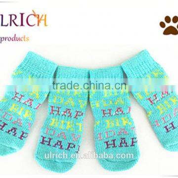 S10 New Design Cotton Knitted Dog Socks for Birthday photo-2