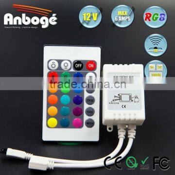 24 Keys 12V IR Remote Controller for 3528 5050 RGB LED SMD Strip Lights