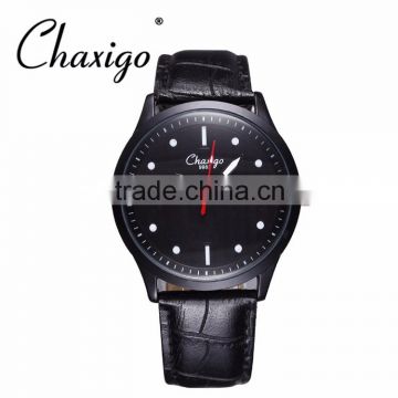 CHAXIGO brand china supplier wholesale luxury leather watch for mens