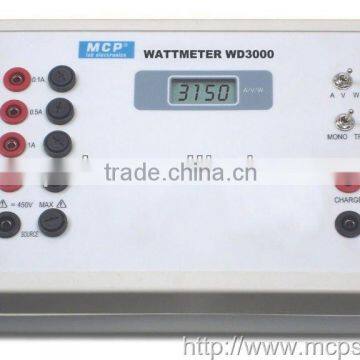 WD 3000 three phase wattmeter/three phase power meter/single phase power meter