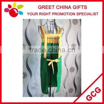 Polyester Cotton Blended Mixed Color Custom Bib Kitchen Apron With Pockets photo-2